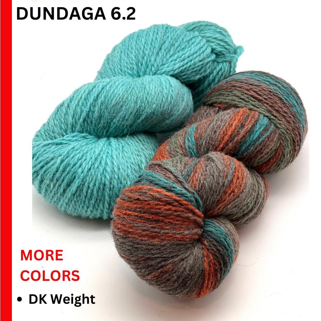 Dundaga hand dyed multicolored Latvian wool and merino fingering weight yarn from iDOKNiT