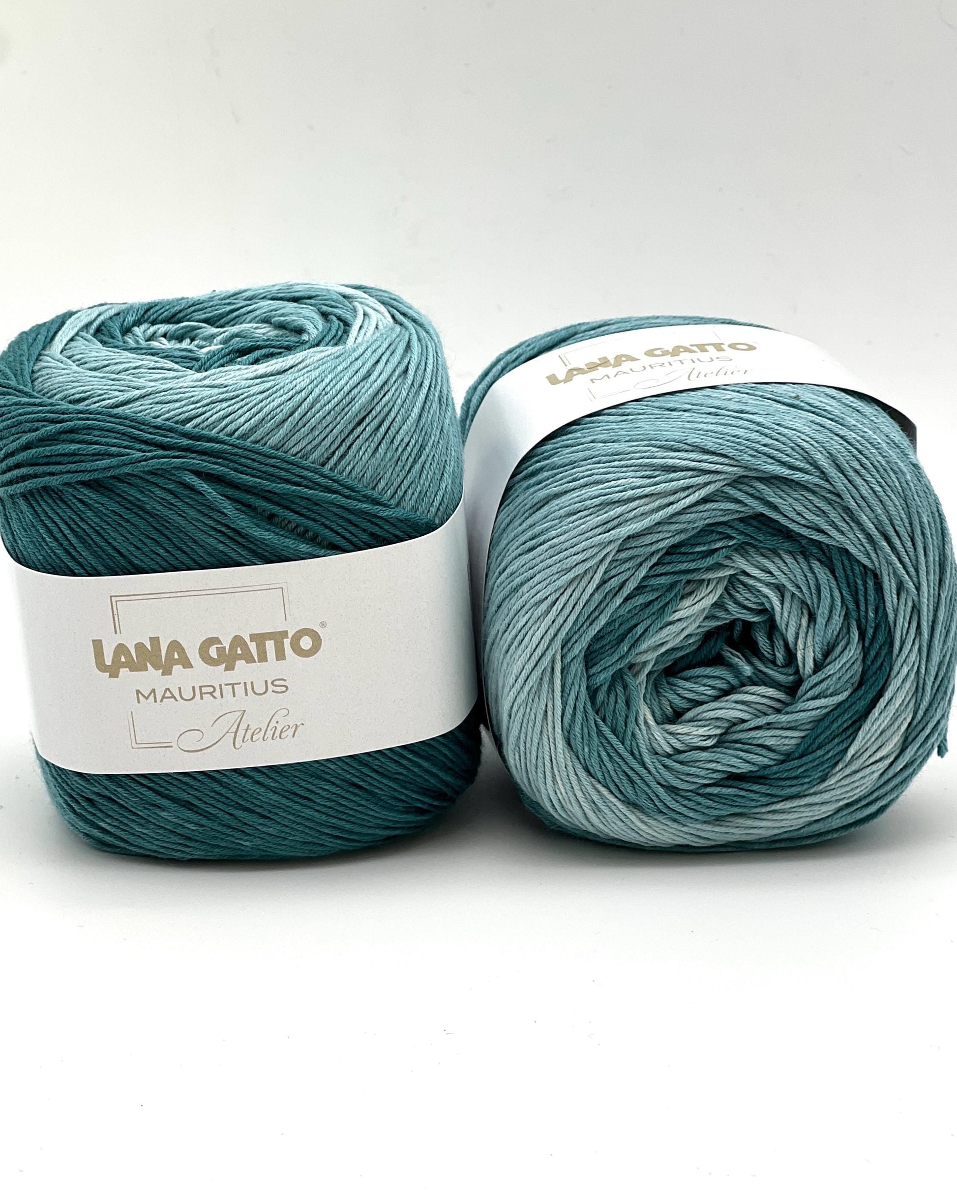 Lana Gatto MAURITIUS organic cotton yarn Italian fingering yarn
Luxury organic cotton yarn for summer garments and baby knits
Close up of MAURITIUS yarn showing smooth cotton texture
Italian organic cotton yarn for lightweight shawls and sweaters
Soft breathable fingering cotton yarn for elegant knitwear