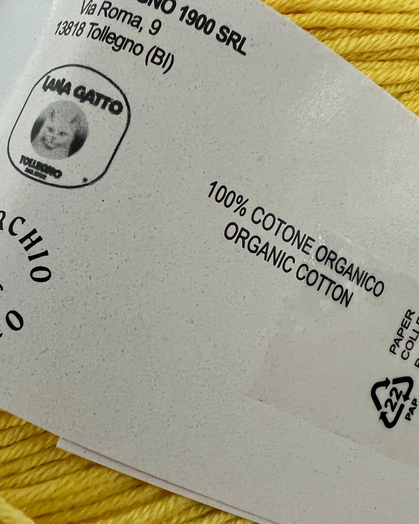 Lana Gatto MAURITIUS organic cotton yarn Italian fingering yarn
Luxury organic cotton yarn for summer garments and baby knits
Close up of MAURITIUS yarn showing smooth cotton texture
Italian organic cotton yarn for lightweight shawls and sweaters
Soft breathable fingering cotton yarn for elegant knitwear