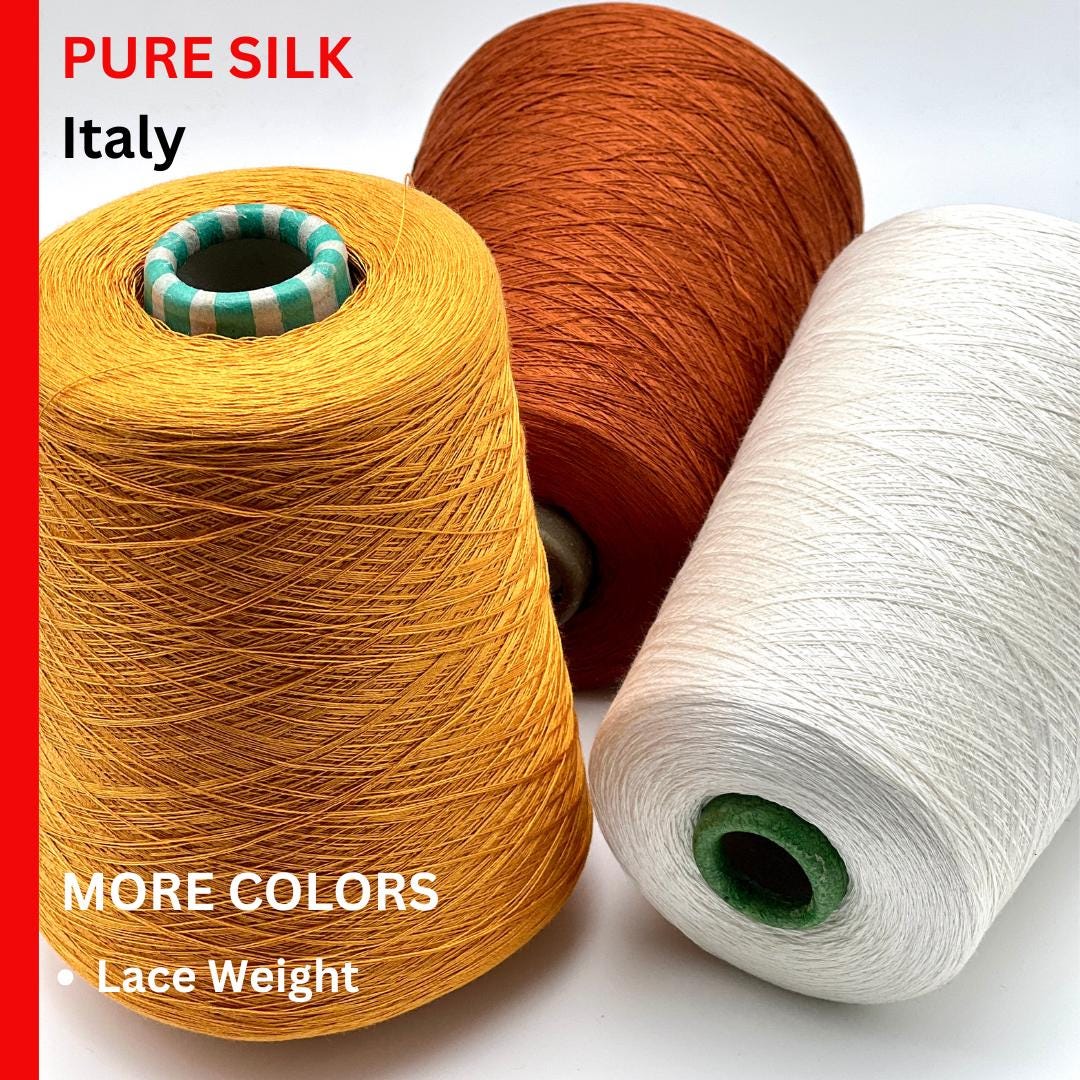 Luxury Italian silk yarn Zegna Baruffa DRAGON close up texture
Ultra-fine silk lace yarn for shawls weaving and knitwear
Italian silk yarn with luminous soft texture and elegant drape
Zegna Baruffa DRAGON couture silk yarn for crochet and sweaters
Luxury silk cone yarn made in Italy for refined knitwear