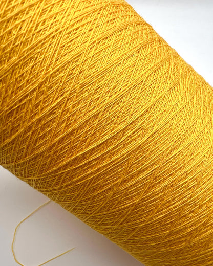 Luxury Italian cotton and pure silk lace yarn by Filati Biagioli Modesto GLAM 24 with refined sheen and ultra-fine texture for lightweight luxury projects