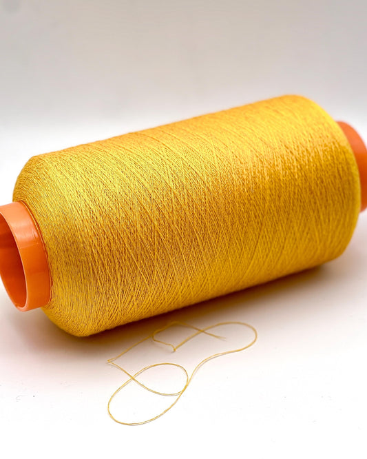 Luxury Italian cotton and pure silk lace yarn by Filati Biagioli Modesto GLAM 24 with refined sheen and ultra-fine texture for lightweight luxury projects