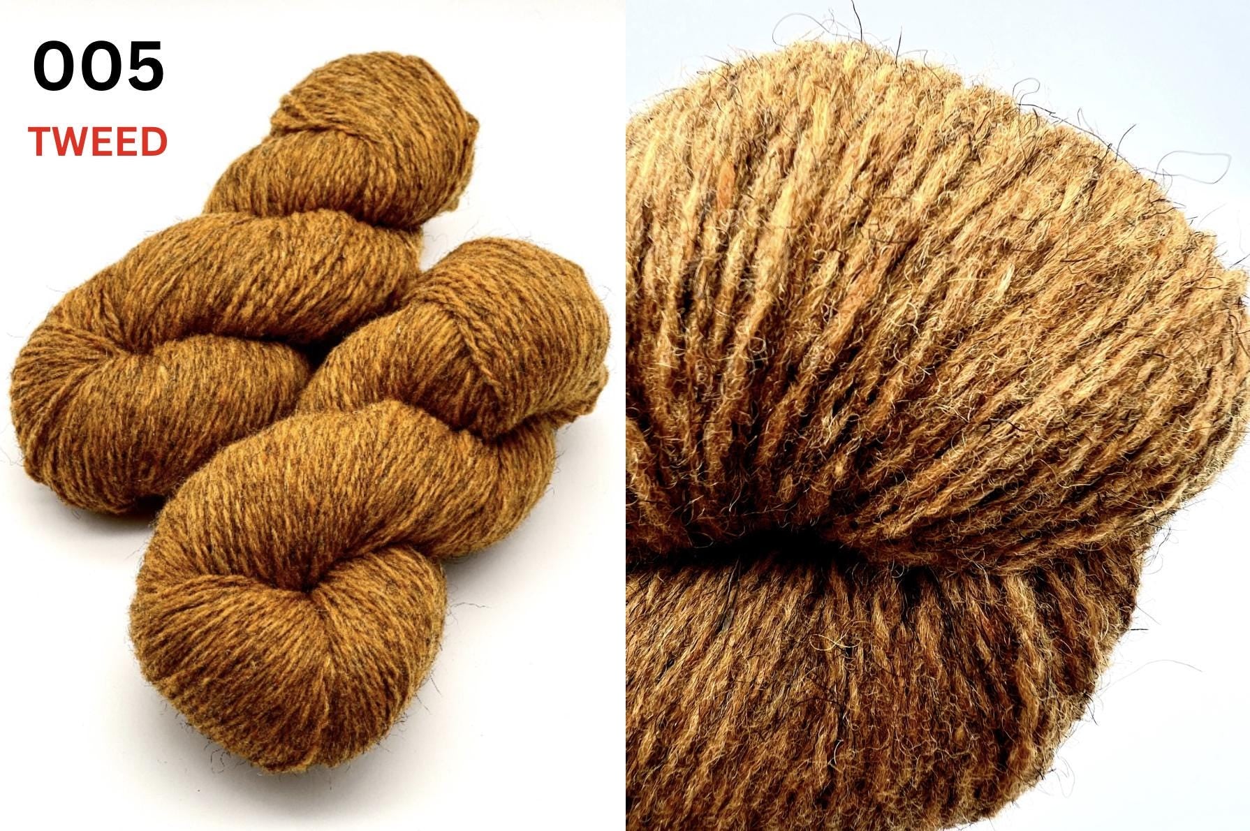 Exclusive iDOKNiT rare heritage yarn, 100% Romanov Sheep Wool 6.2 from Paces Vilnas Fabrika, Latvia. A professionally spun 6/2 two-ply DK weight that offers superior body and stability compared to single-ply versions while retaining 70% natural lanolin. Curated by iDOKNiT in natural grey and tweed-depth dyed shades for high-warmth, weather-resistant heritage sweaters and robust outdoor accessories.