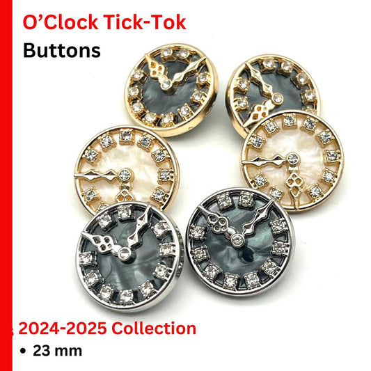 Fun and decorative 3D sculptural buttons and garment accents for creative DIY projects and handmade fashion at iDOKNiT.