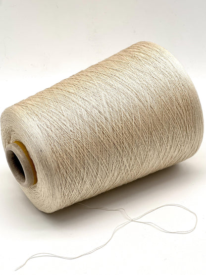 Silk Cotton Yarn, KYOTO, Premium Italian Yarn by Zegna Baruffa, EXTRA-FINE Yarn, Available on Cones, 3500m/100g (3827y)