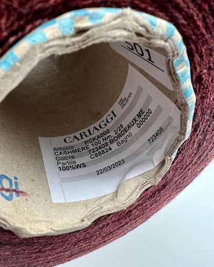 Cariaggi Cashmere 100 iconic 100% pure Italian cashmere yarn in an ultra-fine 2/28 lace weight count for luxury knitting and crochet at iDOKNiT.