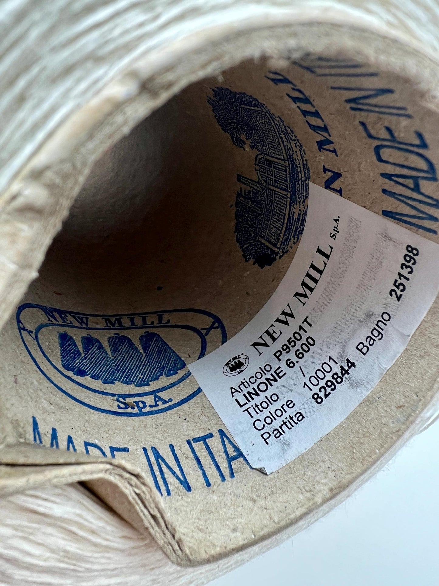 LINEN Yarn, LINONE, Premium 100% Pure Linen Flax Italian Yarn by New Mill, Available in Balls and on Cones, 660m/100g (721y/3.52oz)