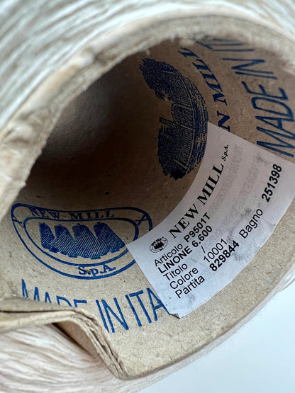 LINEN Yarn, LINONE, Premium 100% Pure Linen Flax Italian Yarn by New Mill, Available in Balls and on Cones, 660m/100g (721y/3.52oz)