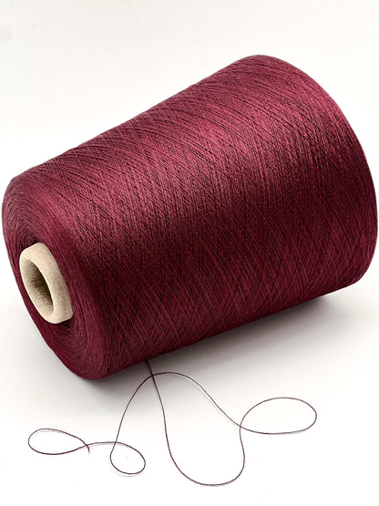 Silk Cotton Yarn, KYOTO, Premium Italian Yarn by Zegna Baruffa, EXTRA-FINE Yarn, Available on Cones, 3500m/100g (3827y)
