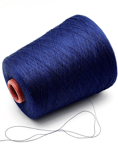 Silk Cotton Yarn, KYOTO, Premium Italian Yarn by Zegna Baruffa, EXTRA-FINE Yarn, Available on Cones, 3500m/100g (3827y)
