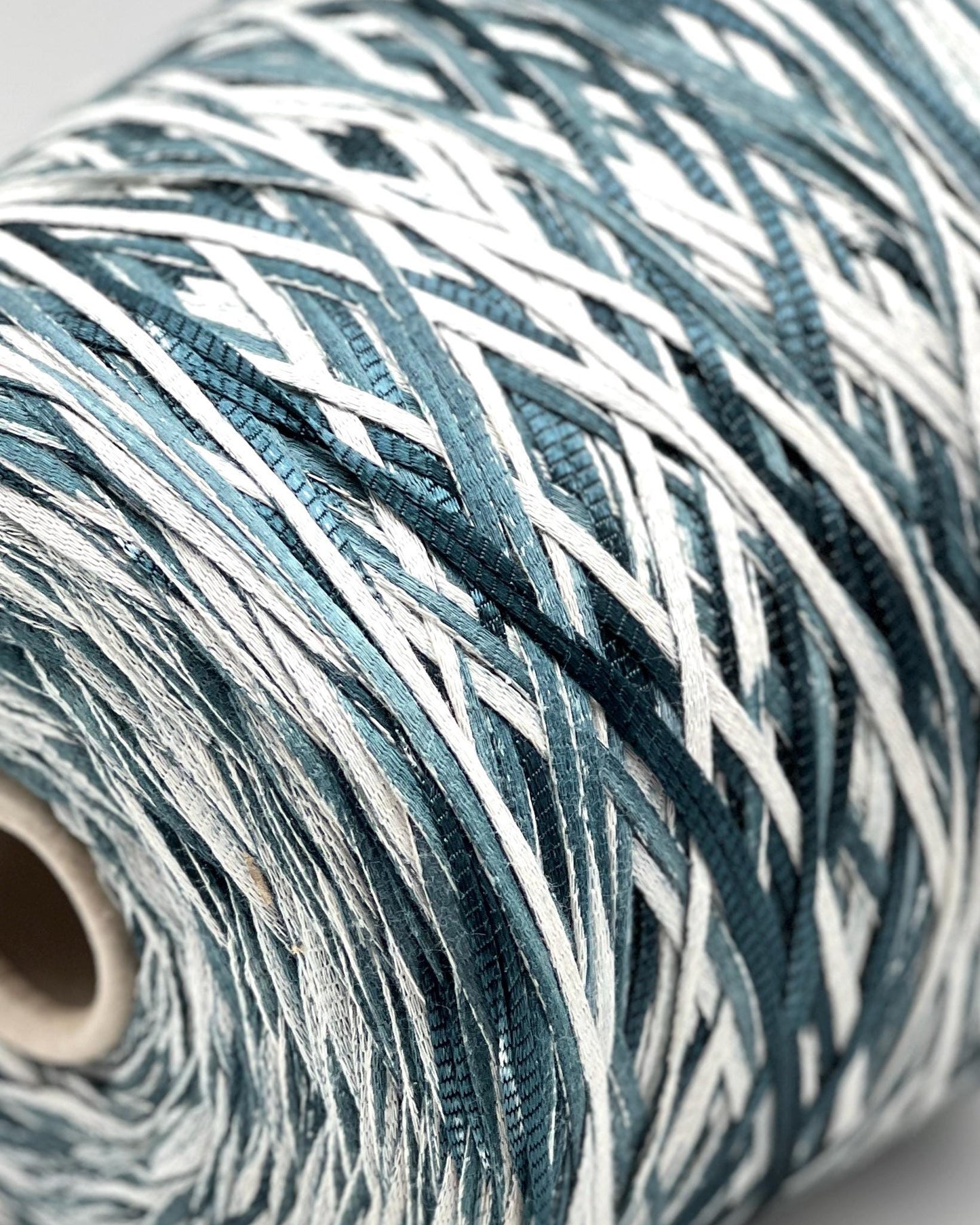 Mister Joe GRAFFITO 71% cotton 29% viscose Italian Aran yarn with a bold ribbon texture for summer knitting at iDOKNiT.