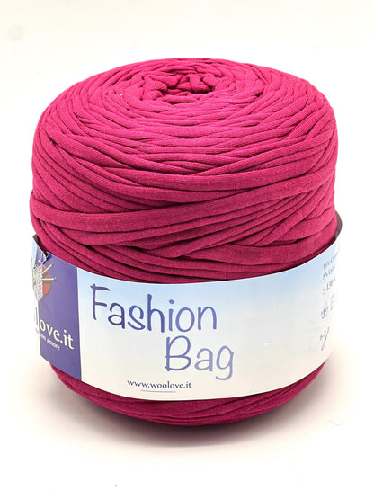 RIBON Spagehtti Yarn, FASHION BAG,  Made from Real T-Shirt Material, Cotton Lycra Stretch Thread, Italy, Perfect for Crochet Bags, 700g/130m