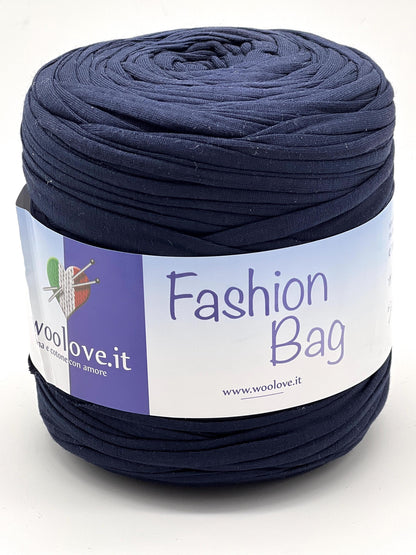 RIBON Spagehtti Yarn, FASHION BAG,  Made from Real T-Shirt Material, Cotton Lycra Stretch Thread, Italy, Perfect for Crochet Bags, 700g/130m