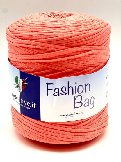 RIBON Spagehtti Yarn, FASHION BAG,  Made from Real T-Shirt Material, Cotton Lycra Stretch Thread, Italy, Perfect for Crochet Bags, 700g/130m