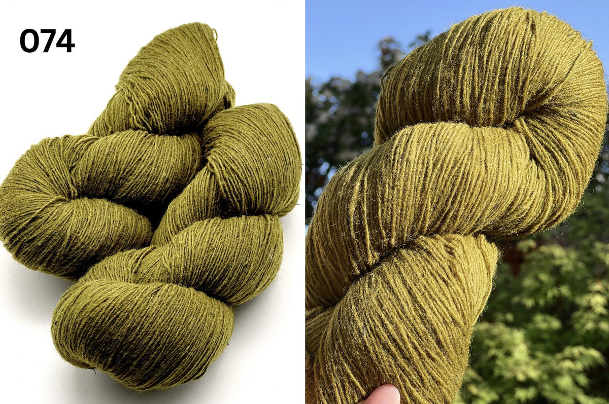 Dundaga hand dyed multicolored Latvian wool and merino fingering weight yarn from iDOKNiT