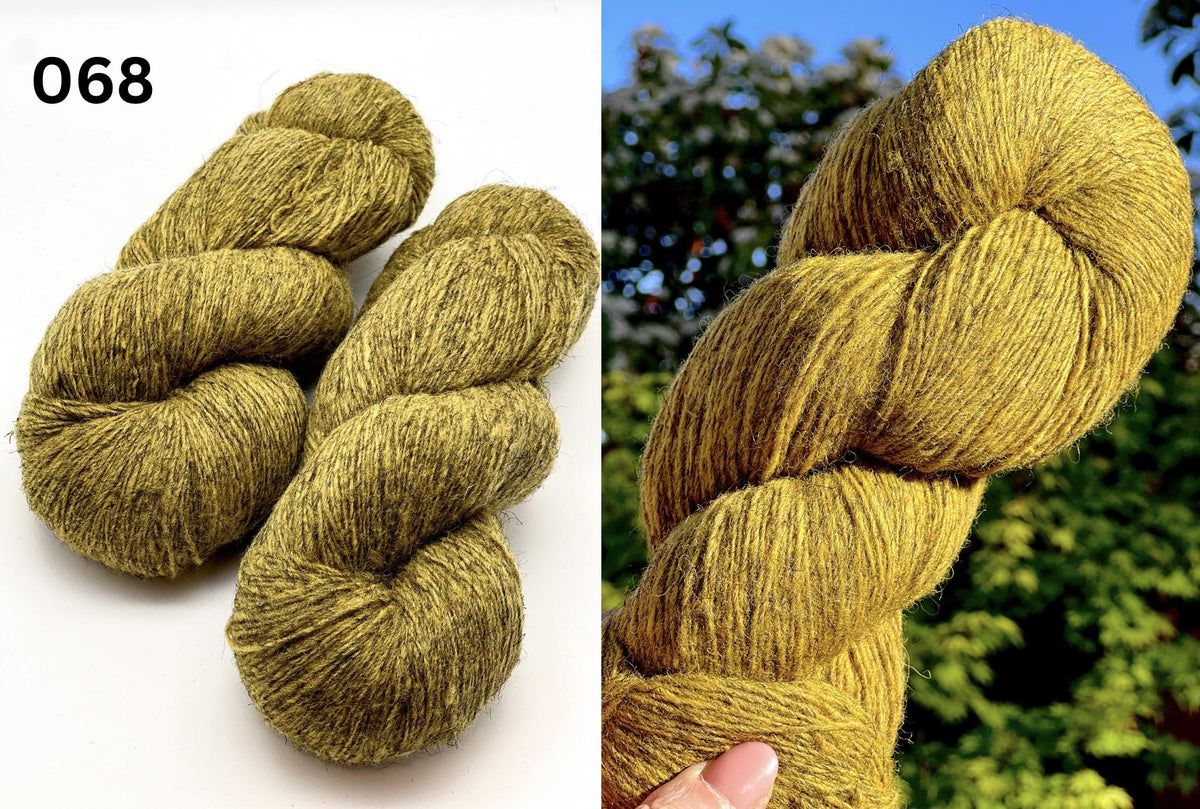 Dundaga hand dyed multicolored Latvian wool and merino fingering weight yarn from iDOKNiT