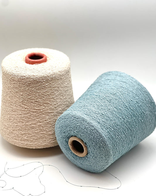 RARE Find: Fantasy Cotton Yarn Made for FENDI, CORSAIR, Luxury Italian Yarn by Ilaria, Available on Cones, Lace Weight, 1600m/100g (1749y)