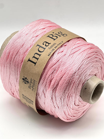 Structured, Water-Resistant Yarn, INDA BIG by Borgo de Pazzi, Italy, Perfect for Crochet Bags, Baskets, Home Décor and Macramé, 500g/165m
