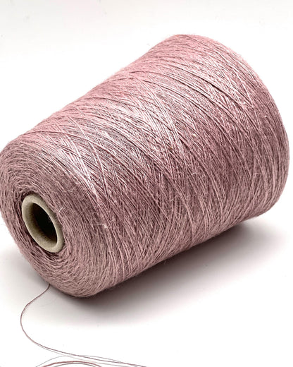 Linen Blend Yarn, GINGER, Fancy Italian Yarn by LANIFICIO dell' OLIVO, Sold in Balls and on Cones, Lace Weight - 950m/100g