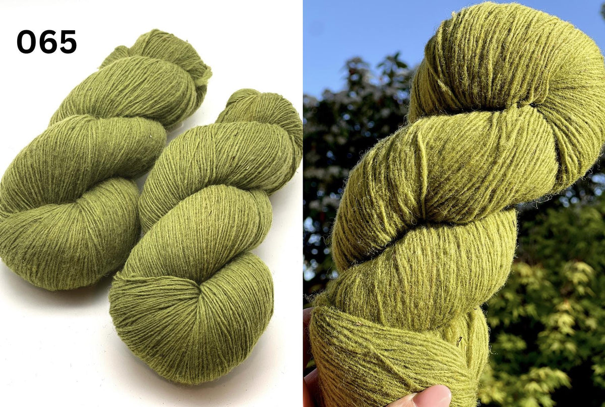 Dundaga hand dyed multicolored Latvian wool and merino fingering weight yarn from iDOKNiT