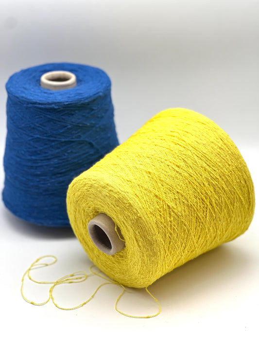 RARE Find: Fantasy Cotton Yarn Made for FENDI, CALEDONIA, Luxury Italian Yarn by Igea, Available in Balls or Cones, Sport Weight, 750m/100g