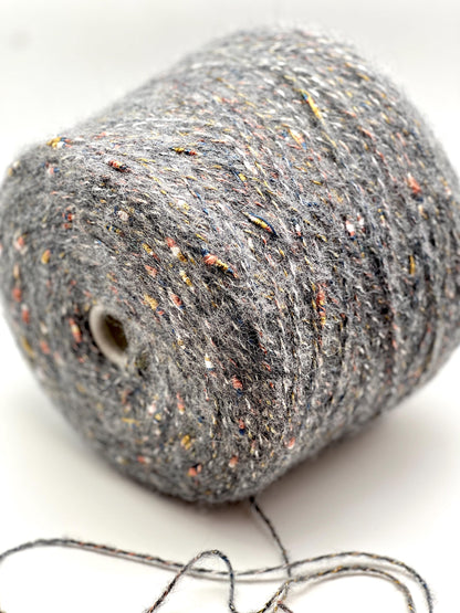 Alpaca Viscose Fantasy CHANEL-Style Yarn, TAURUS, Luxury Italian Yarn by RiGo, Available in Balls and on Cone, Aran Weight, 180m/100g (196y)