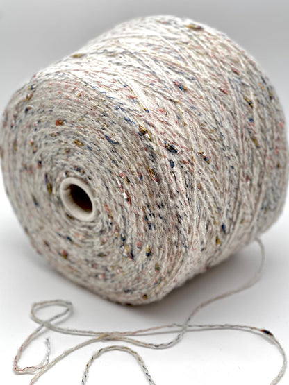 Alpaca Viscose Fantasy CHANEL-Style Yarn, TAURUS, Luxury Italian Yarn by RiGo, Available in Balls and on Cone, Aran Weight, 180m/100g (196y)