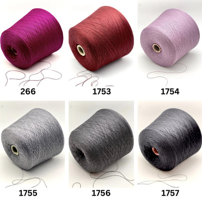 Merino Wool 100%, HARMONY, Premium Italian Yarn By Lana Gatto, Available in Balls and on a Cone,  Extra Fine Weight, 1500m/100g (1640y/3.52oz)