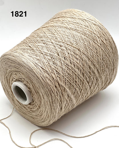 Spool of beige thread on a white background with '1821' text.