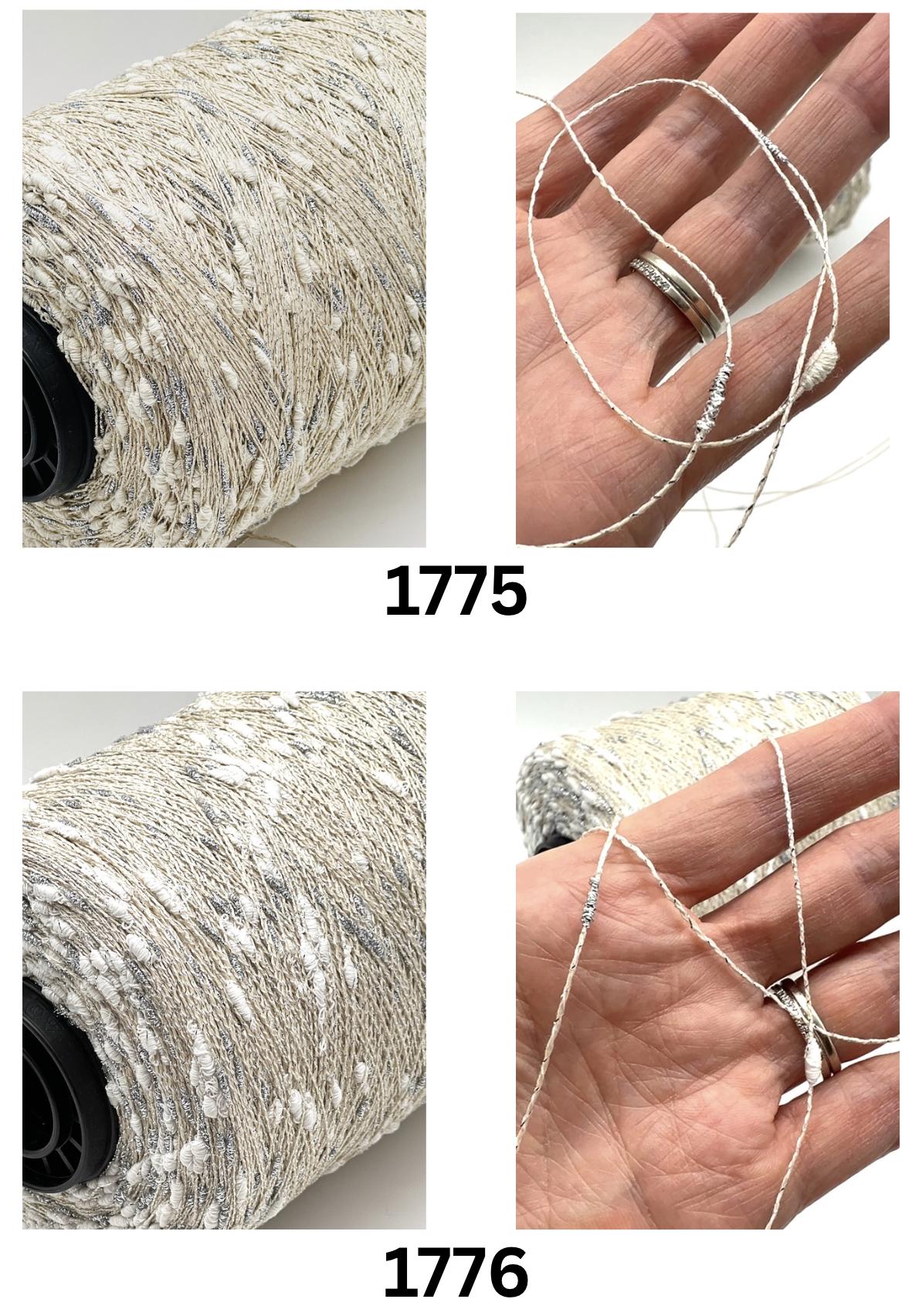 Cotton FANTASY FLAME Lurex Tweed Yarn, SUNFLOWER, Luxury Collection by RiGo, Sold in Balls or on Cones, Lace Yarn, 650m/100g (710y)