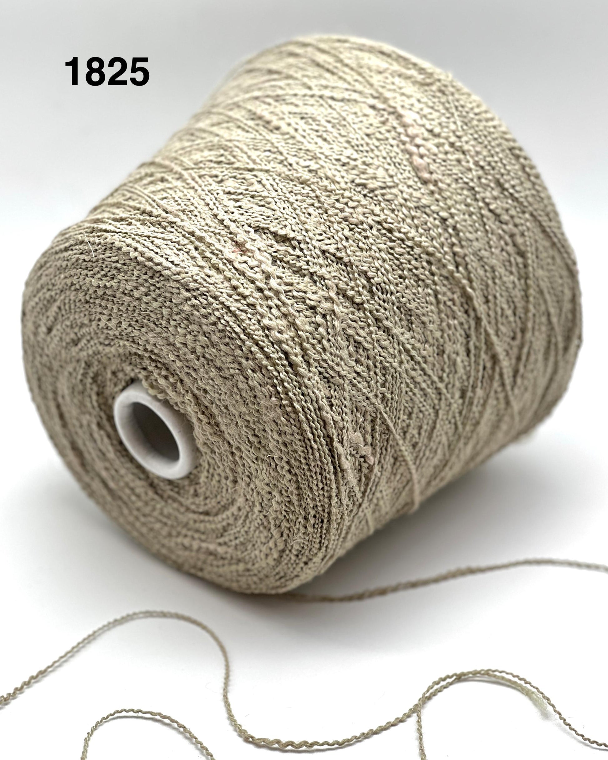Spool of beige thread on a white background with the number 1825.