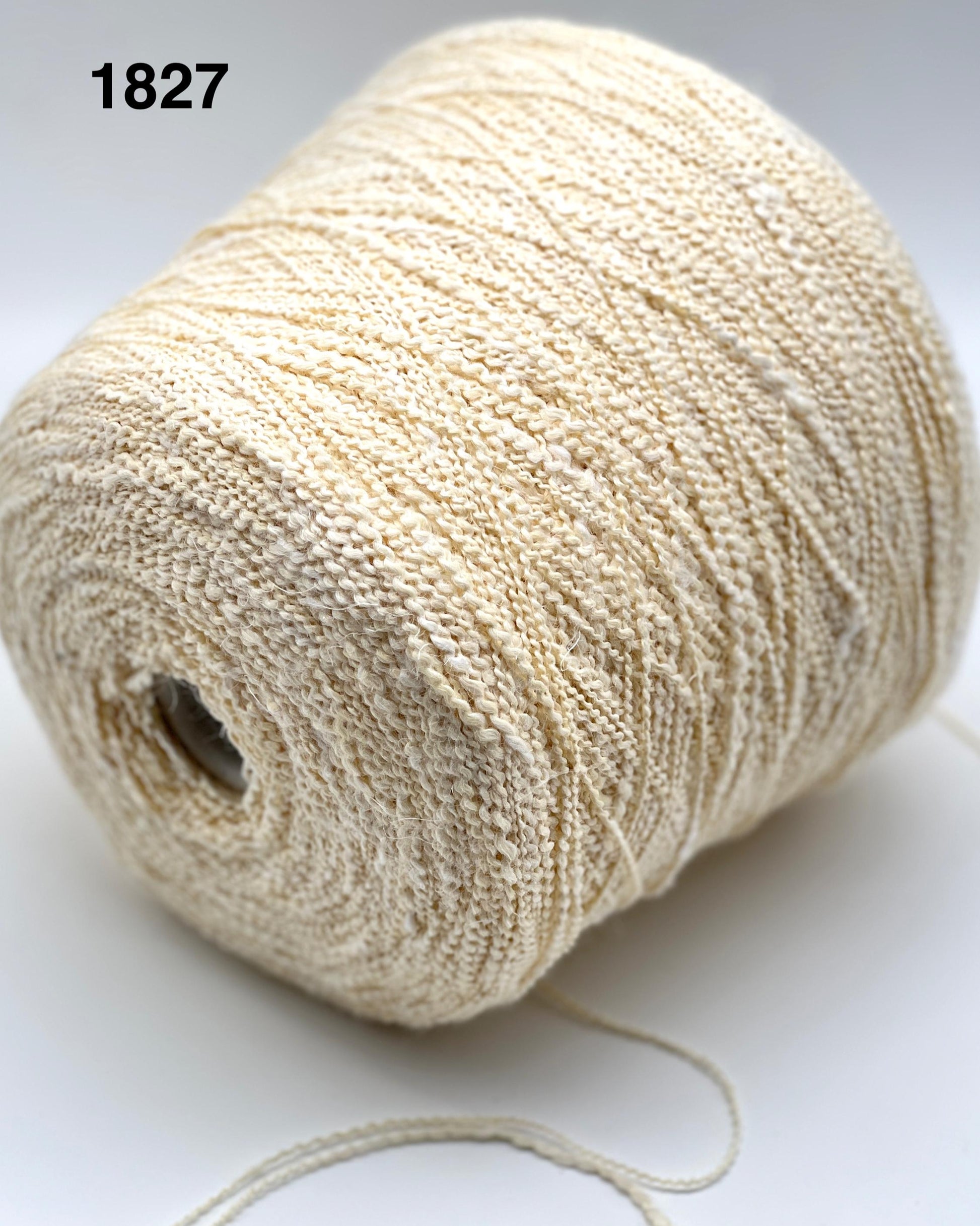 Beige skein of yarn on a white background with the number 1827.