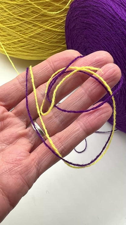 100% Merino Wool, KENT, Premium Italian Yarn by Zegna Baruffa, Italy, Available in Balls and on Cones, Lace Yarn,, 900m/100g (984y/3.52oz)