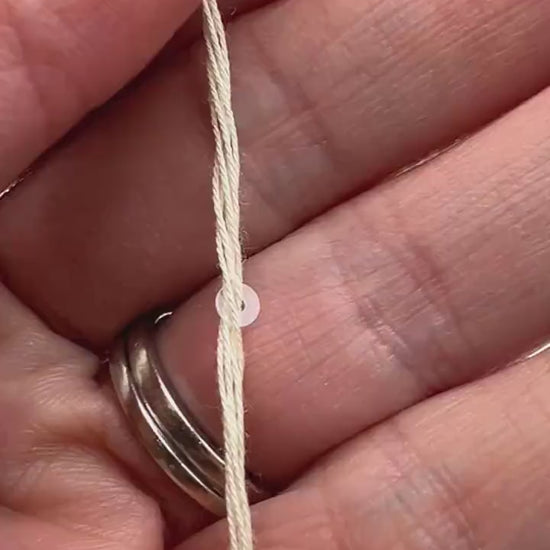 PAILLETTES Cotton yarn by Filati Naturali, Italy – 100% premium cotton with holographic 2mm sequins, ultra-soft and breathable with a sophisticated shimmer. Ideal for summer tops, evening shawls, and luxury knitwear. Premium Italian yarn available at iDOKNiT.com.