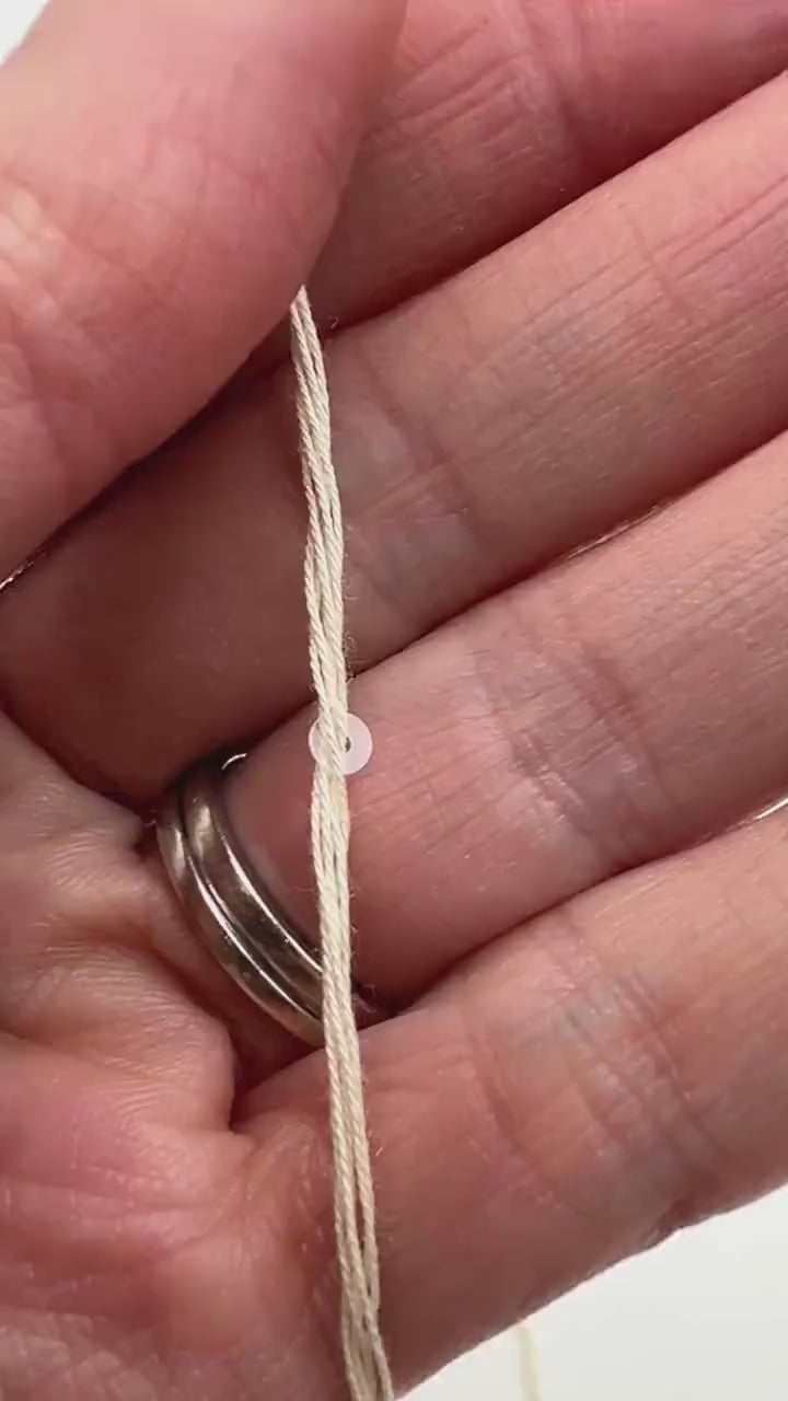 PAILLETTES Cotton yarn by Filati Naturali, Italy – 100% premium cotton with holographic 2mm sequins, ultra-soft and breathable with a sophisticated shimmer. Ideal for summer tops, evening shawls, and luxury knitwear. Premium Italian yarn available at iDOKNiT.com.