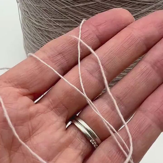 Zegna Baruffa BABA/X luxury 70% Merino 30% Cashmere Italian yarn in an ultra-fine Nm 1/15000 lace weight count for premium knitting and crochet at iDOKNiT.