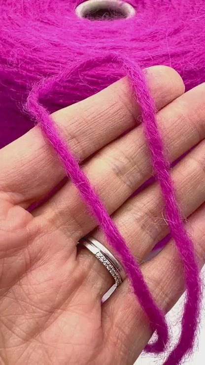 pecci filati inkanto baby suri alpaca yarn italy
luxury baby suri alpaca dk cord yarn 240m 100g
soft airy italian blown yarn for sweaters coats
baby suri alpaca merino yarn close up texture
luxury italian air spun alpaca yarn balls or cones
