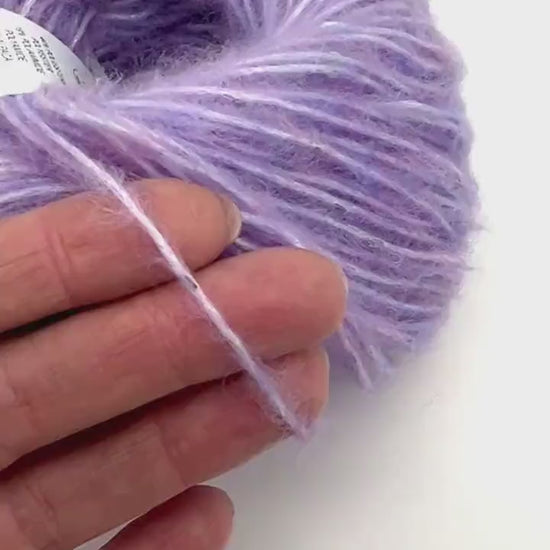 Lana Gatto Soffio alpaca merino wool sequined DK weight Italian yarn from iDOKNiT