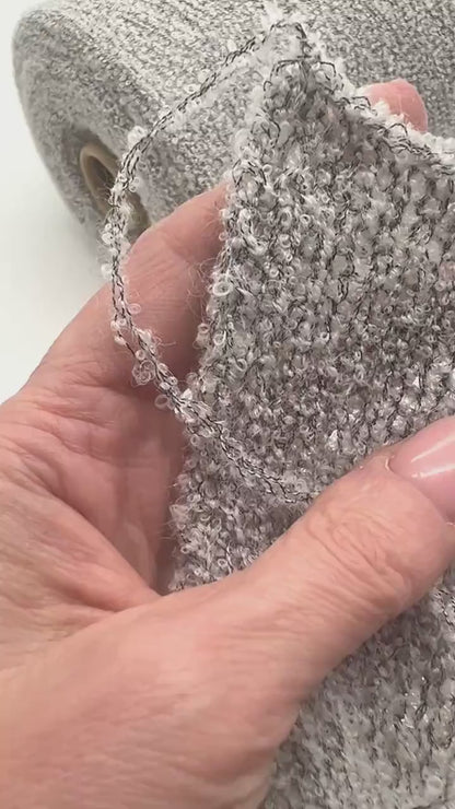 Elite iDOKNiT luxury micro-bouclé yarn, BABY15 by Polipeli Italy. 79% baby alpaca lace weight, Nm 14500. Authentic Italian-made fine airy loop yarn curated by iDOKNiT for professional knitting.