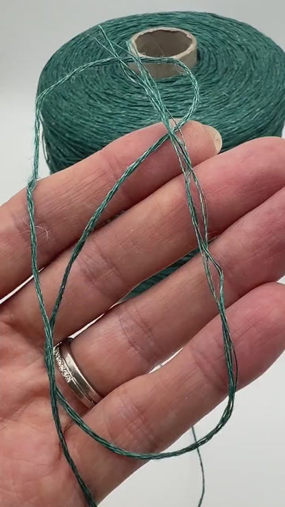 LINEN 100 Yarn, FRESCOLINO, Luxury Italian Yarn by RiGo, Available in Balls and on Cones, Sport Weight, 300m/100g (328y/3.52oz)