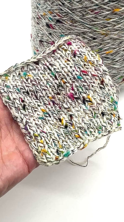 Mohair Merino CABLE Tweed, LIFE, Luxury Selection Italian Yarn by RiGo, Available in Balls and on Cone, Sport Weight, 350m/100g (382y/3.52oz)