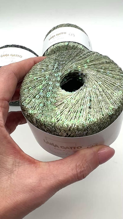 Paillettes Gradient ÉCLAIR, LIMITED 125-Year Anniversary Edition, Luxury Italian Yarn by Lana Gatto, Fine Weight, 130m/25g (142y/0.88oz)