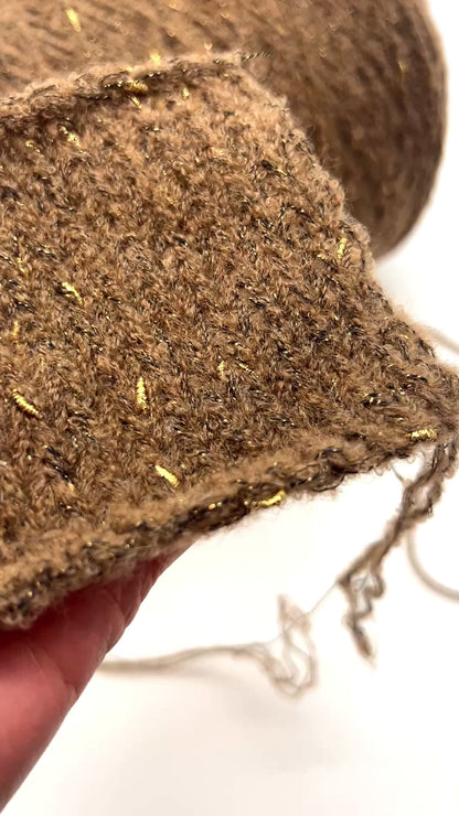 Fantasy CHANEL-Style Yarn, COMETA, Fluffy Microboucle Merino, Luxury Selection Italian Yarn by RiGo, Available in Balls and on Cone, Sport Weight, 320m/100g (350y/3.52oz)