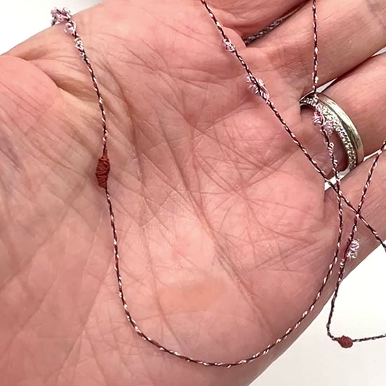 Exclusive iDOKNiT RiGo NODINO lace yarn featuring a radiant 67% viscose and 7% Lurex blend with a decorative Shishibriki texture for sophisticated Italian knitwear.