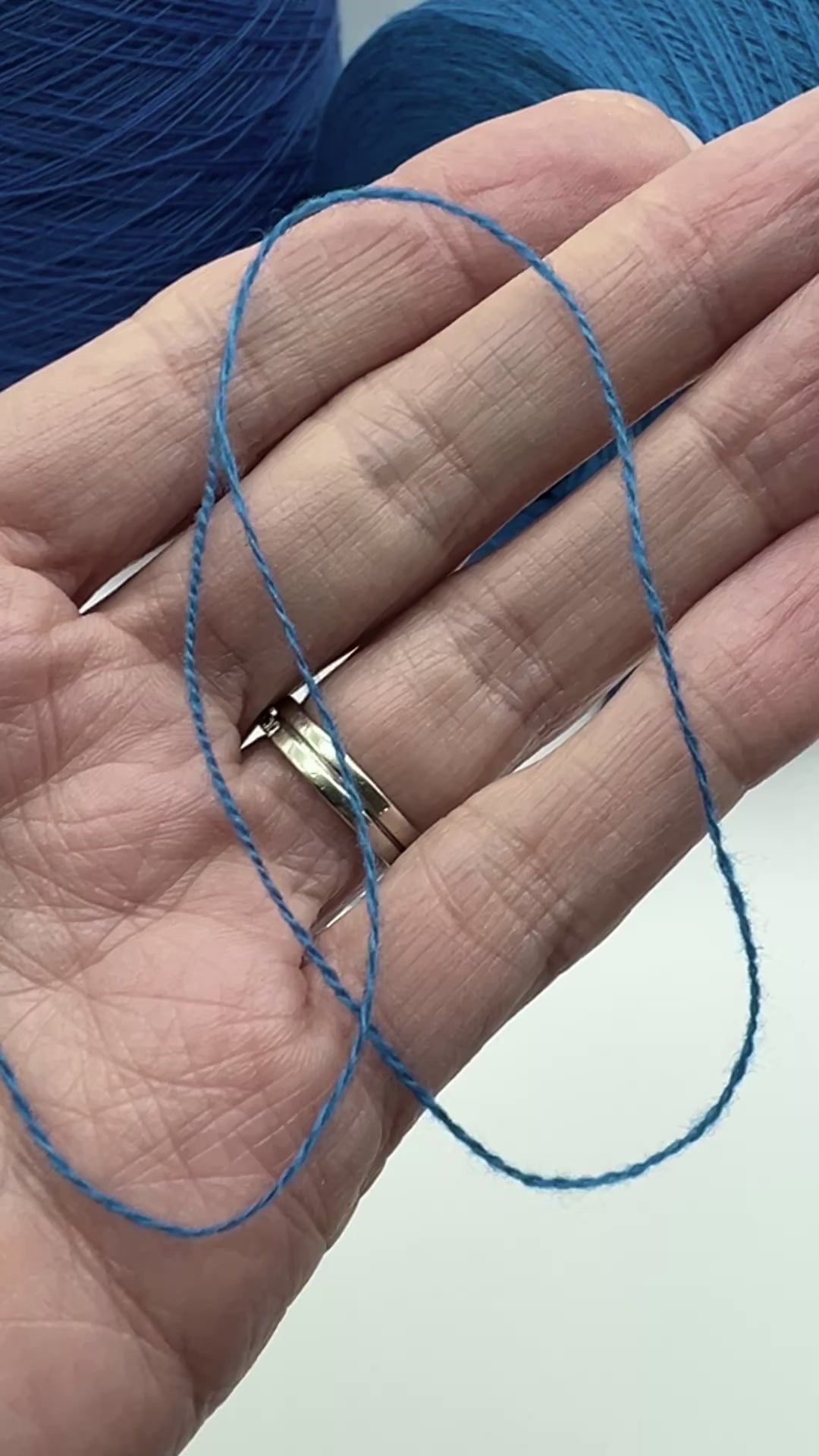 Luxury Loro Piana LEGEND 2/27 lace yarn made in Italy, 50% cashmere and 50% merino wool blend with refined marl effect, ultra-fine high-yardage yarn for multi-strand knitting, machine knitting, and luxury garments, available at iDOKNiT yarn shop