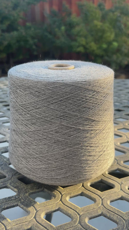 Loro Piana 80 percent cashmere 20 percent chinchilla natural Italian lace yarn from iDOKNiT
