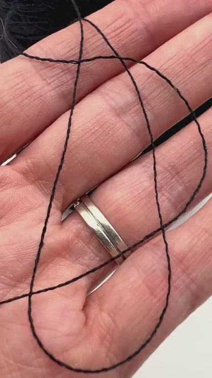 Botto Giuseppe Shine 100% pure Mulberry silk extra-fine lace weight yarn from iDOKNiT. Premium sustainable Italian-spun fiber with high natural luster for luxury knitting and weaving, 3000m per 100g cone.