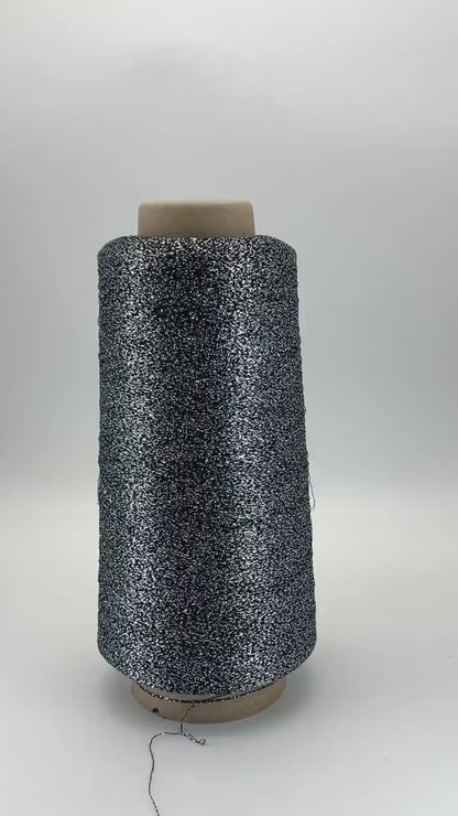LUREX Metallic Yarn, Super Lace Weight Yarn, Lurex Viscose Yarn, Italian Yarn, Yarn on Cone, Extra-Fine Weight, 4500m/100g