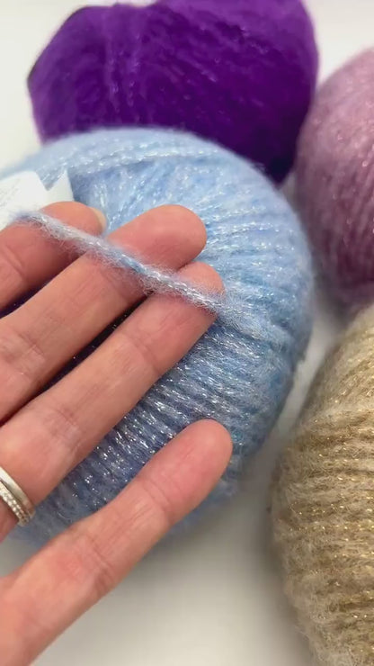 Пряжа из альпаки с люрексом, PAPRICA, лимитированная серия от Ланы Гатто, вес DK, 175 м/50 г (382 ярда/1,76 унции)