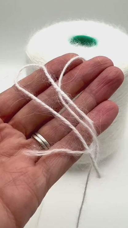 Angora 80 Yarn, BIAGIOLI MODESTO, Italy, Ultra Soft Luxury, Light Fingering, Available on Cone or in Balls, Varied Weight by Color